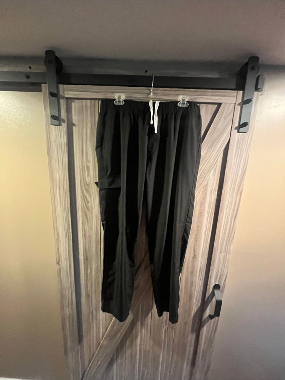Men's Black Drawstring Pants